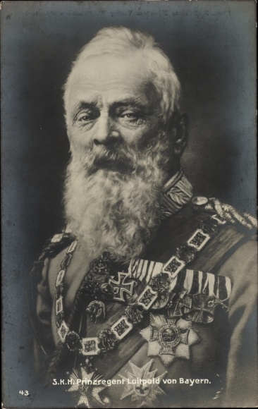 PC Prince Regent Luitpold of Bavaria, portrait in uniform