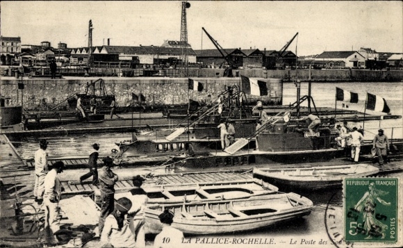 CPA La Pallice Rochelle Charente Maritime, Le poste des sous-marins