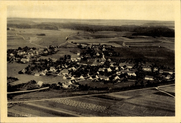 Ak Türkenfeld in Oberbayern, Fliegeraufnahme