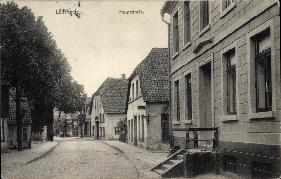 Ak Lemförde in Nedersaksen, hoofdstraat