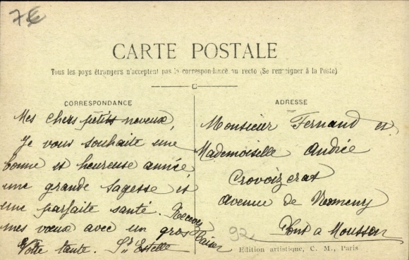 Postcard Meudon Hauts de Seine, panoramic view of Maison Saint-Philippe, old buildings