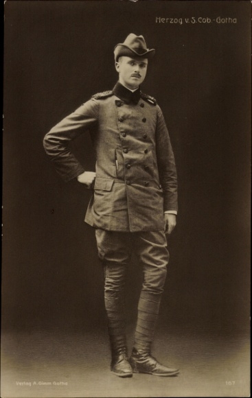 Ak Carl Eduard, Herzog von Sachsen Coburg Gotha