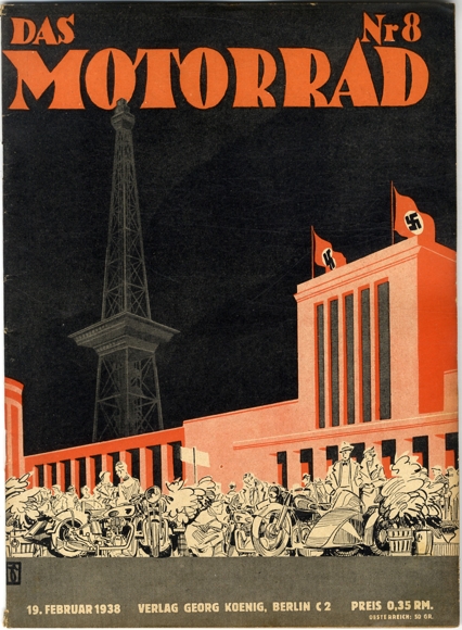 Zeitschrift "Das Motorrad" Heft 8 19. Februar 1938