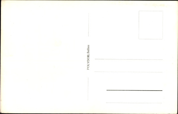 Postcard Singer Mona Baptiste, Portrait, Polydor records