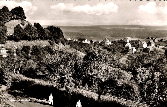 KP Waldeck am Edersee Hesja, uzdrowisko klimatyczne Waldeck, zapora Eder, krajobraz, architektura historyczna...