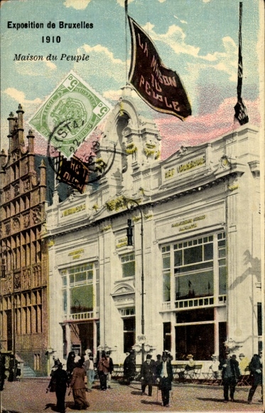 KP Bruksela, Wystawa Światowa 1910, Maison du Peuple, Dom Ludowy