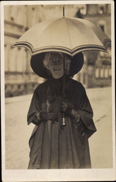 Photo PC Bayreuth, Cosima Wagner, autograph Winifred Wagner on the reverse, autograph Siegfried Wagner