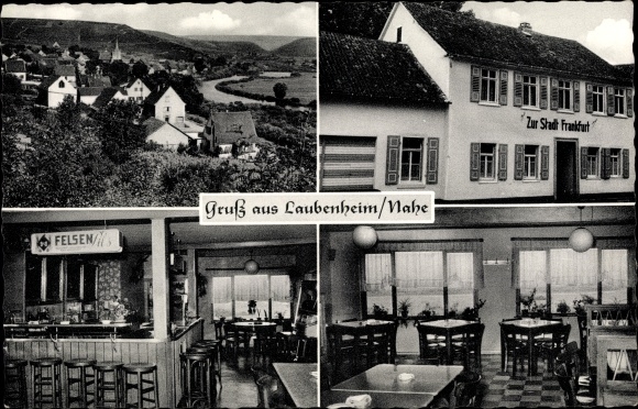 PC Laubenheim an der Nahe, Gasthof zur Stadt Frankfurt, partial view of the town