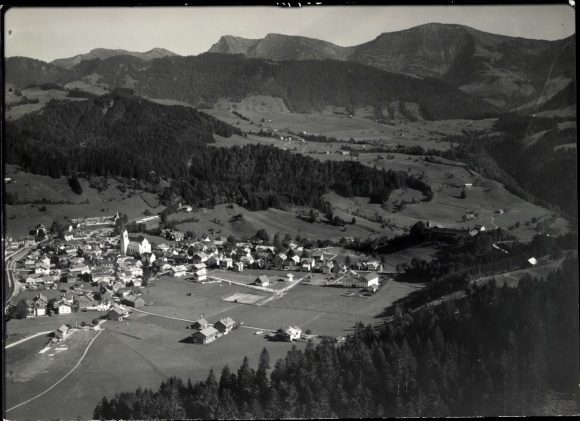 Photo Oberstaufen in the Allgäu, aerial photograph