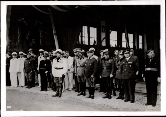 Photo H. Hoffmann, Italian Foreign Minister Count Ciano visits Spain