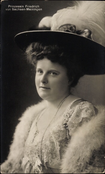 Picture Princess Friedrich of Saxe-Meiningen, portrait