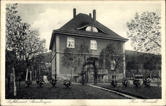 Postcard Steinbergen Rinteln on the Weser, house Hannah