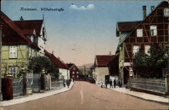 Ak Kreiensen Einbeck, Wilhelmstraße, Straßenpartie