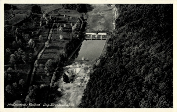 Ak Niederscheld Dillenburg in Hessen, Fliegeraufnahme