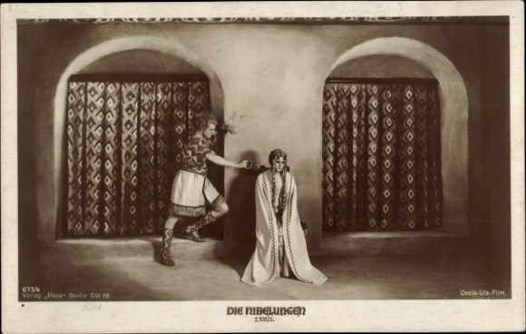 Ak Filmszene, Die Nibelungen, I. Teil