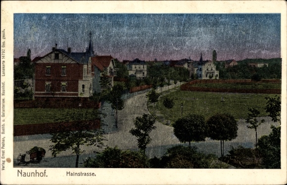 Luna Ak Naunhof im Kreis Leipzig, Hainstraße