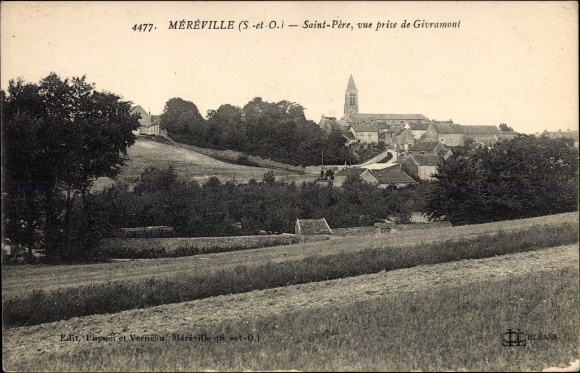KP Mereville Essonne, Saint Pere, vue Prize de Givramont
