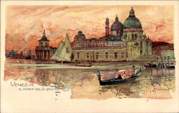 Artysta lito Wielandt, Manuel, Venezia Venice Veneto, S. Maria della Salute