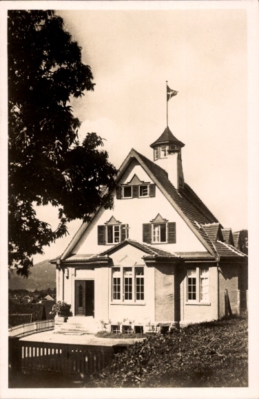 Postcard Loffenau Bad Herrenalb Black Forest, holiday home of the South German Youth Association of the Evangelical Church. Community