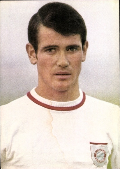 PC footballer Rudolf Nafziger, FC Bavaria Munich, Aral collection picture