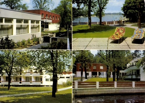 Postcard Berlin Wilmersdorf Grunewald Schildhorn, holiday hotel Haus Schildhorn