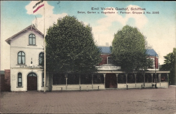 Ak Hamburg Mitte Billstedt Schiffbek, Gasthof Emil Vocke