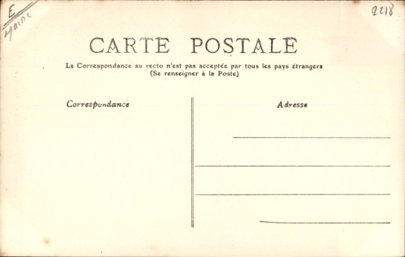 Judaika Postcard Chalons sur Marne, synagogue