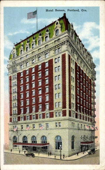Ak Portland Oregon USA, Hotel Benson