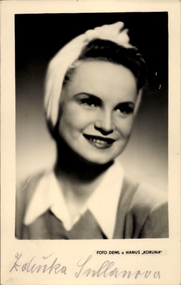 Foto Schauspielerin Zdenka Sulanová, Portrait