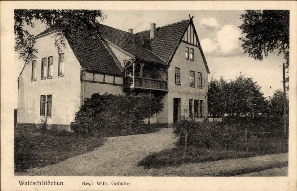 Postcard Daverden Langwedel on the Weser, Gasthaus Waldschlösschen