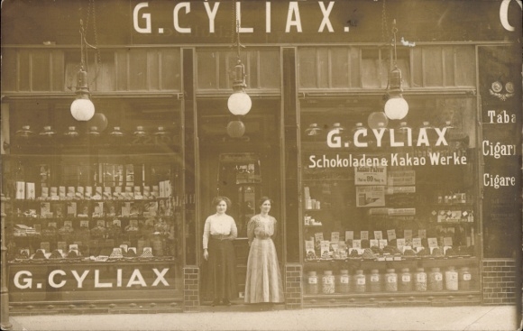 zdjęcie KP Berlin Prenzlauer Berg, sklep G. Cyliax, Zakłady Czekolady i Kakao