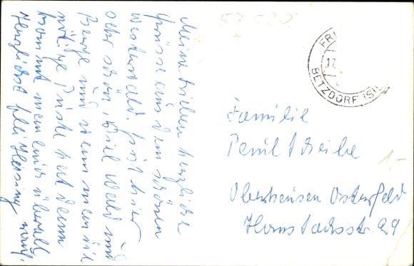 Postcard Friedewald Westerwald, general view