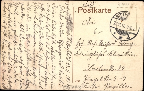 PC Bitterfeld in Saxony Anhalt, Lindenstrasse, post office building, street section