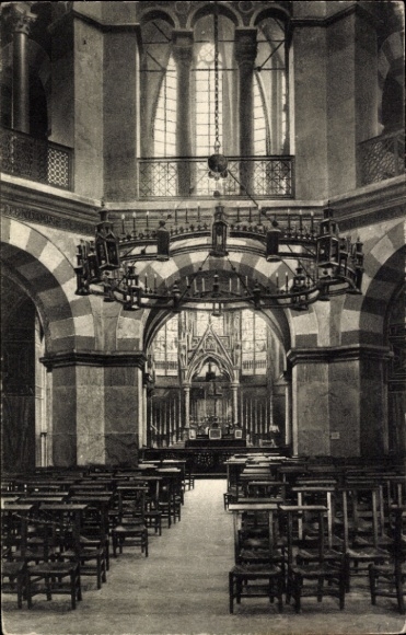 Ak Aachen, Dom, Innenansicht