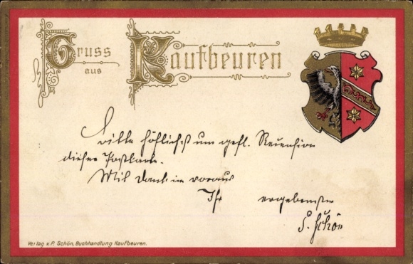 Herb KP Kaufbeuren an der Wertach w Szwabii, herb miasta