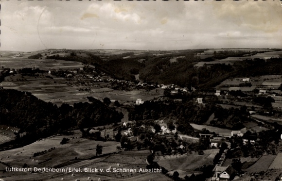 Ak Dedenborn Simmerath in der Eifel, Blick von der Schönen Aussicht