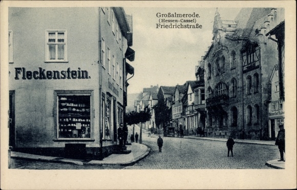 KP Großalmerode w Hesji, Friedrichstrasse, sklep Fleckenstein