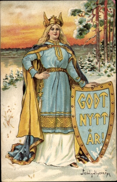 Artist PC Nyström, J., Happy New Year, Empress, Shield