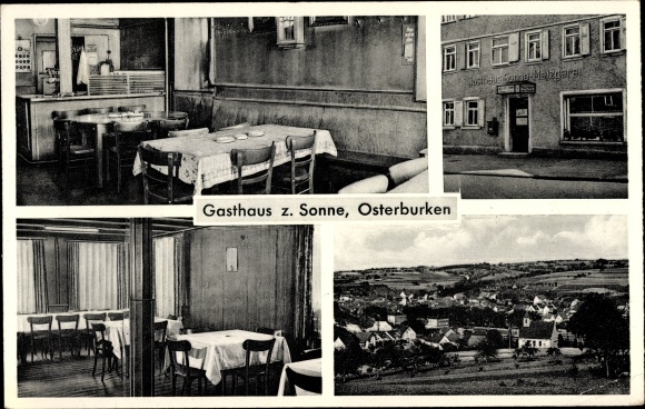 KP Osterburken w Odenwald Baden, Zajazd zur Sonne, właściciel Hermann Linder