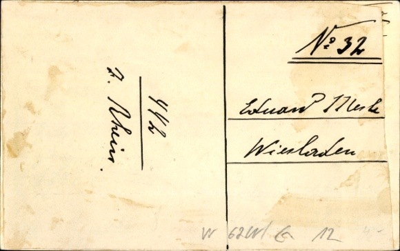 Ansichtkaart Wiesbaden in Hessen, Wilhelmstrasse, sigarenwinkel August Engel