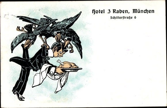 PC Munich Bavaria, Hotel 3 Raben, Schillerstrasse 6, waiter
