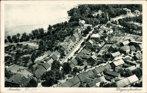 Ak Arendsee in der Altmark, Fliegeraufnahme, Junkers Luftbild