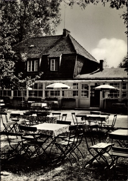 Postcard Groß Nemerow in Mecklenburg, HO Gaststätte Nonnenhof, exterior view