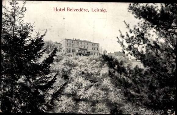 Ak Leisnig in Sachsen, Hotel Belvedere
