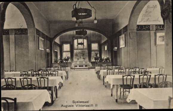 Ak Bad Lippspringe in Westfalen, Auguste Viktoria Stift II, Speisesaal
