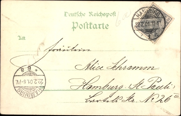 Chromo-Litho Hamburg, General Horticultural Exhibition 1897, Stadtgraben