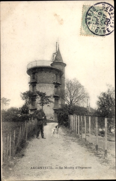 Ak Argenteuil Val d'Oise, Le Moulin d'Orgemont