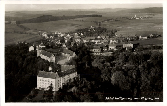 Ak Heiligenberg im Bodenseekreis Baden, Luftaufnahme