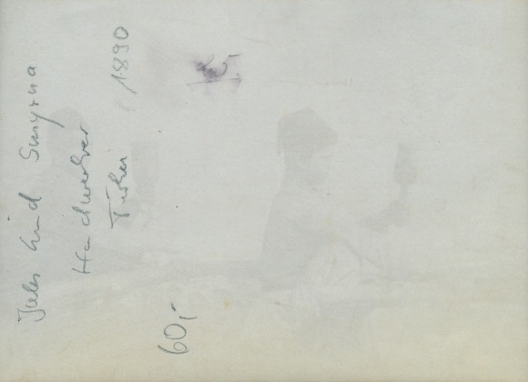 Photo circa 1890, Jules Lind, Smyrna Izmir Türkiye, Turkish Spinner, Spindle