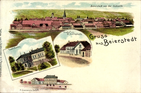 lito Beierstedt Dolna Saksonia, Ogród Vasela, Zajazd W. Schliephake, Zagroda F. Siemanna